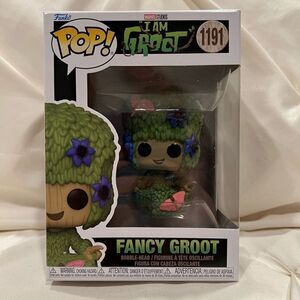 Disney Marvel Funko Pop! Fancy Groot Flowers #1191 I am Groot Bobble-Head NIB￼